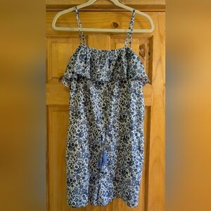 Vineyard Vines Among The Flowers Romper Size Medium New With Some Tags